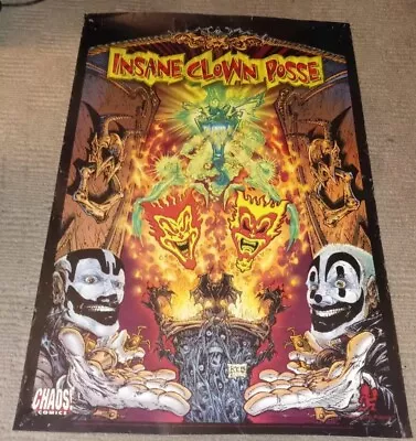 Icp Insane Clown Posse Chaos Comics Wall Poster Poster Violent J Shaggy 2 Dope • $50