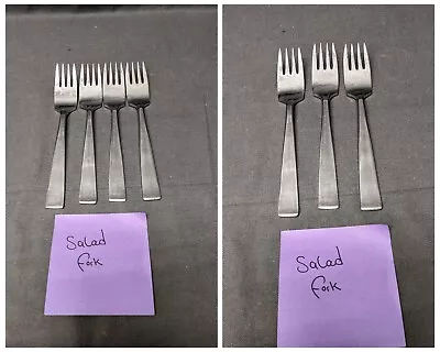 Sola Holland 6” Salad Fork MCM Modern Stainless Steel Flatware Lot Of 7 • $44.99