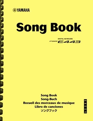 Yamaha PSR-E443 Keyboard Song Book • $34.18