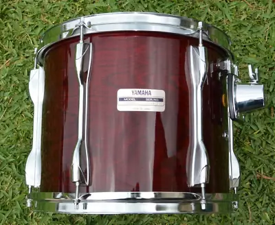 Vintage YAMAHA RECORDING CUSTOM 12  TOM In CHERRY WOOD For YOUR DRUM SET! I894 • $719.95