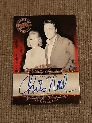 Elvis By The Numbers Chris Noel CS-CN Autograph Card 2008 Press Pass Presley • $14.85