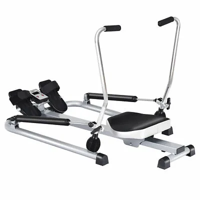 Exercise Rowing Machine Rower W/Adjustable Double Hydraulic Resistance Home Gym • $158.99