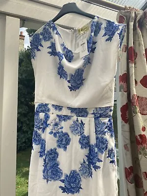 Lace &beads Size 12 Short Dress Side Pockets New Originally £55 Mark On Front Fu • £4