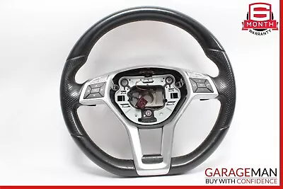 12-18 Mercedes W212 E350 C250 SLK250 AMG Sport Steering Wheel Flat Bottom OEM • $189