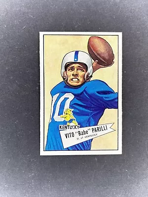 1952 Bowman Vito “Babe” Parilli Small Rookie RC #44 Packers/Wildcats VERY NICE! • $49.99