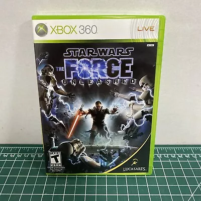 Star Wars: The Force Unleashed - Microsoft Xbox 360 W/ Manual • $9.75