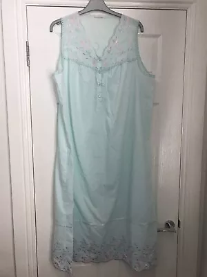 Marks And Spencer Nightdress Aqua Size 16/18 • £8