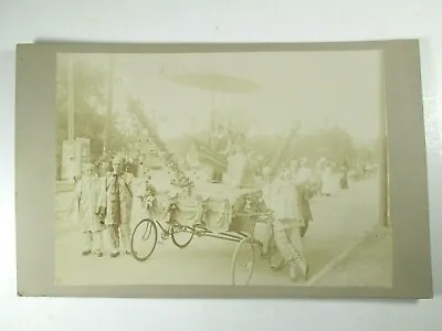 $24.99 • Buy 1900 Photograph Mounted BICYCLE PARADE W/Float Powered By Bicycles-w/ Hammock