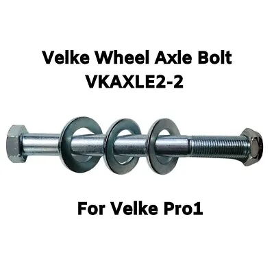 Velke Pro1 Axle Bolt VKAXLE2-2 | Wheel Bolt Kit For 1-Wheel Velke Brand Sulkies • $12.95