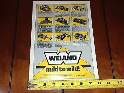 $11.95 • Buy Weiand Supercharger Original 1989 Ad