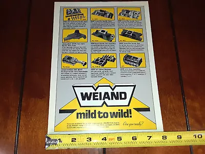 $11.95 • Buy Weiand Supercharger Original 1989 Ad