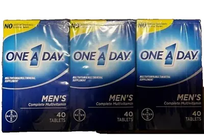 One A Day Men's Complete Multivitamin Supplement 120 Tablets • $8.99