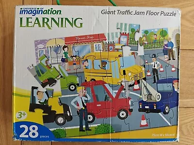 Toys R Us - Universe Of Imagination 28 Pc Giant Traffic Jam Floor Jigsaw Puzzle • £4