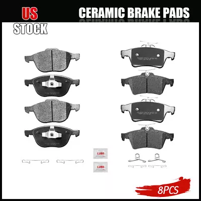 Front And Rear Ceramic Brake Pads For Ford Focus Escape Mazda Volvo S40 V50 C70 • $41.95