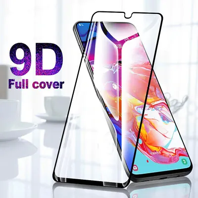 For Samsung Galaxy A20 A30 A50 A70 Tempered Glass Full Cover Screen Protector • $4.39