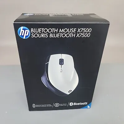 HP X7500 Bluetooth 5 Button Mouse Bluetooth 3.0 No USB Received Needed Sealed • $55