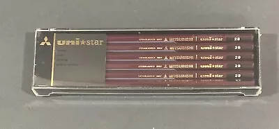 12 Japanese Vintage Pencil Mitsubishi Unistar 2B NOS NEW • $15