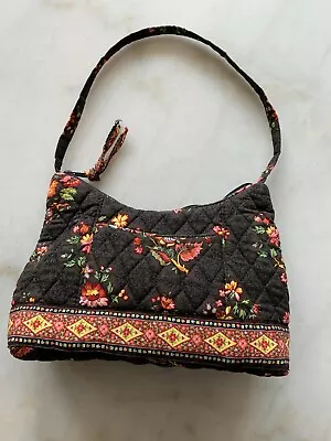 Vera Bradley Molly In Chocolat - Shoulder Bag - Handbag - Purse - Brown Floral • $29.99