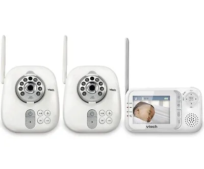 VTech VM321 Full Color Safe & Sound Night Vision Video Baby Monitor 1000ft Range • $90