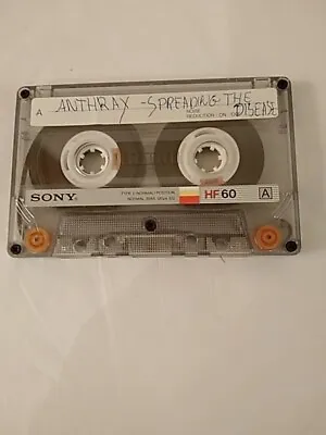 Sony HF 60 Cassette Tape Anthrax - Metallica Tested • $5.99
