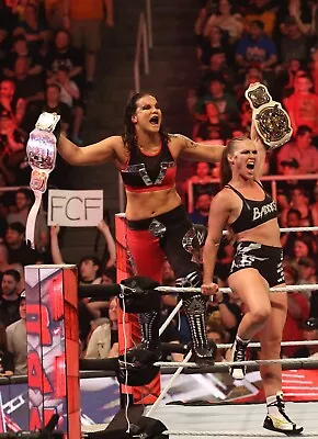 RONDA ROUSEY & SHAYNA BASZLER 8x10 COLOR PHOTO ROH ECW WWE NXT AEW IMPACT 34 • $7.96