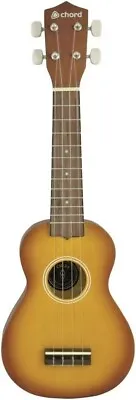 Chord Soprano Ukulele Musical Instrument With Linden Body & Carry Case- Sunburst • £1