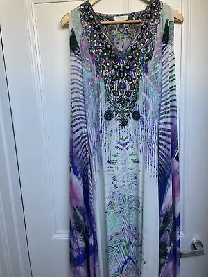 CAMILLA Celestial Kaftan Dress • $250
