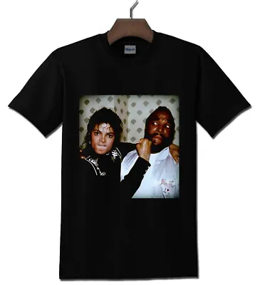 Michael Jackson & Bosco Albert Black T-shirt S - 5XL • $20.99