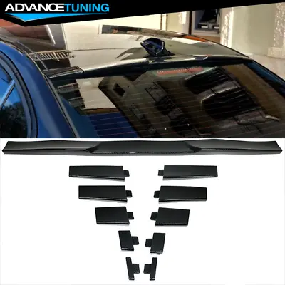 Universal Carbon Fiber Print  Adjustable Rear Window Roof Spoiler Wing • $45.99