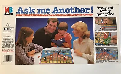 Vintage 1984 Ask Me Another! The Great Family Quiz Game MB Games • £11.99