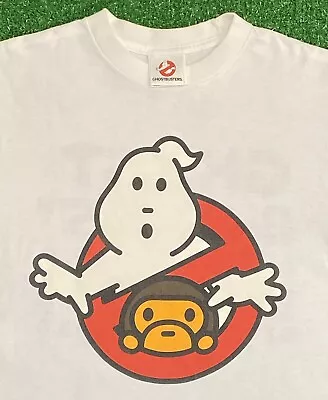 Ghostbusters X Baby Milo A Bathing Ape BAPE Double Sided Shirt - Size Small • $95