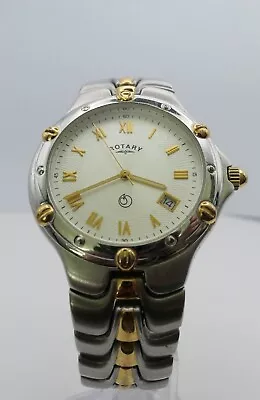 Rotary Wristwatch Gold/Silver Tone Quartz Wristwatch Ref:10377 • £9.99