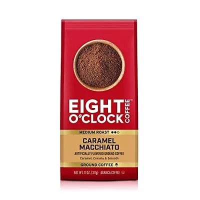 Eight O'Clock Coffee Caramel Macchiato 11 Ounce (Pack Of 1) Medium Roast 100... • $15.52