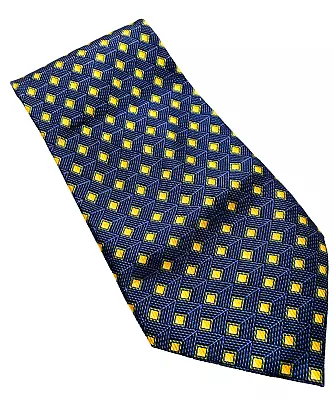 Nautica  Mens Tie Silk Necktie  59 Long 4 Wide  Green Blue Yellow • $14.99