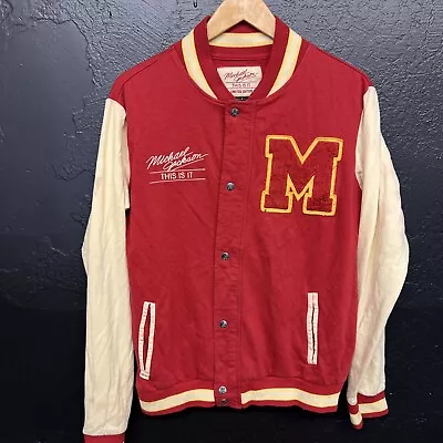 Michael Jackson This Is It Thriller Varsity Jacket Coat Limited Edition S Rare • $89.99