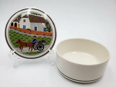 VIlleroy And Boch Naif Christmas Porcelain Trinket Box MINT • $9.99