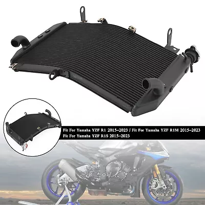 Aluminium Engine Radiator Cooler Cooling For Yamaha YZF R1 R1M R1S 2015-23 • $250.79