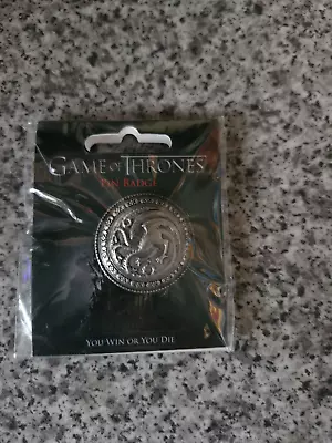 Official HBO New Game Of Thrones You Win Or You Die Pin Badge Sealed • £3.41