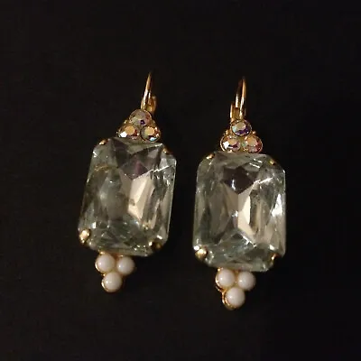 MARIANA Jewelry Dangle Earrings Swarovski Crystal Designer Wedding Black Tie • $40