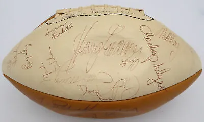 1977 Raiders Autographed Football With 40 Sigs Incl John Madden Beckett AD40716 • $3495