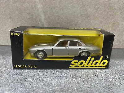 Solido 1/43 - Jaguar XJ-12 Silver 1096 Vintage Diecast Model Car • £29.95