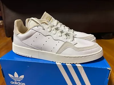 $88.88 • Buy Adidas Supercourt White Leather Shoes Size Mens Us13 Blazer Force 1 Stan Smith