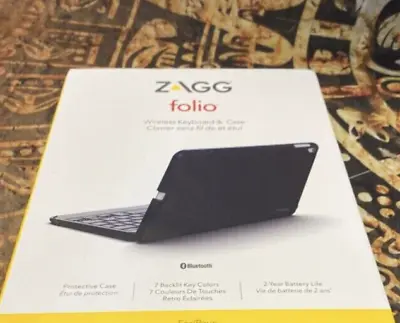 ZAGG Folio Wireless Keyboard Case  - Ipad Mini 5th Gen 7.9  IPad Mini 5 • $17