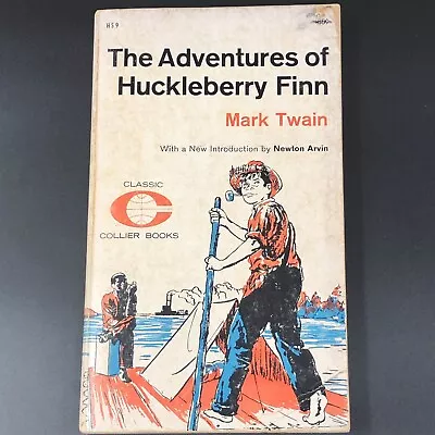 Vtg 1962 The Adventures Of Huckleberry Finn - Twain Paperback PB Classic Collier • $21.09