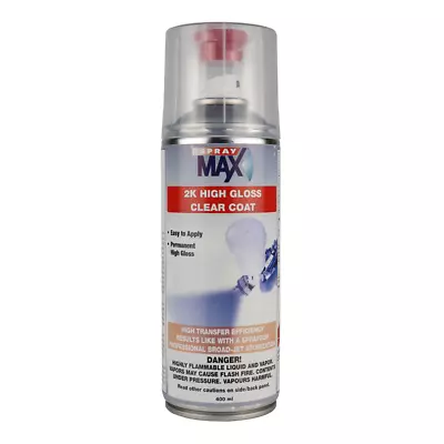 SPRAYMAX Automotive Car 2K Component High Gloss Clear Coat 400ml • $59.99