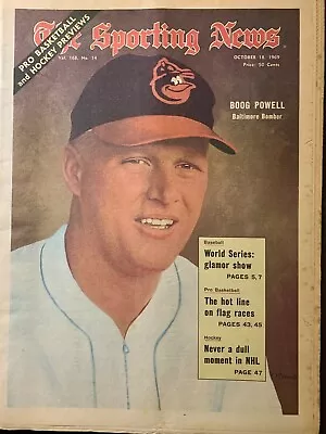 10/18/1969 The Sporting News - Boog Powell Baltimore Orioles New York Mets • $19.95