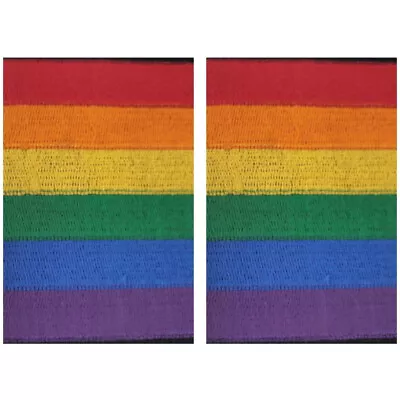 BuyStripes Gay Pride Rainbow Uniform Shoulder Board Epaulets • $27.90