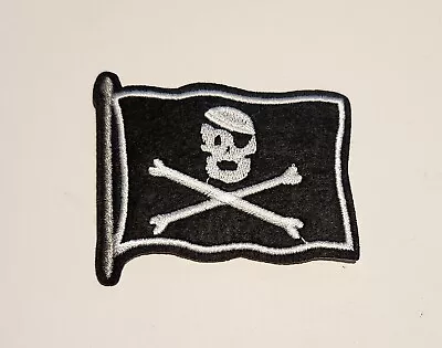  PIRATE FLAG  Harley Davidson Motorcycle Vest Embroidered Patches Iron Sew On • $5.95