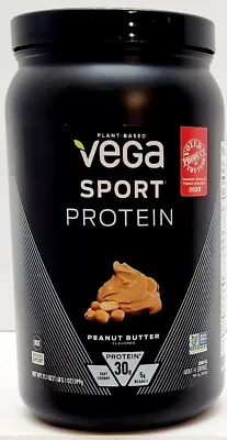 Vega Sport Protein Peanut Butter Plant Based 30g Protein Per Serving New/Sealed • $34.99