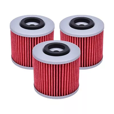 $12.47 • Buy 3Pack Oil Filter For Yamaha XV1100 XVS1100 V-Star Drag Star Virago YFM700 Raptor